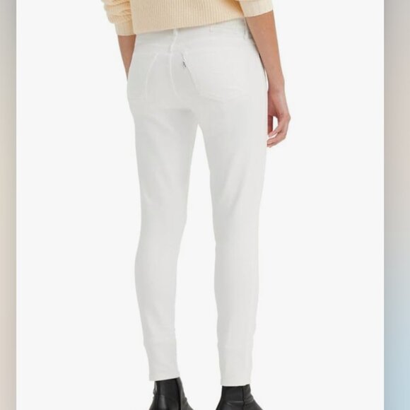 Levi's 711 Skinny White Mid Rise Jeans Sz 30/32 NWT - Picture 13 of 14